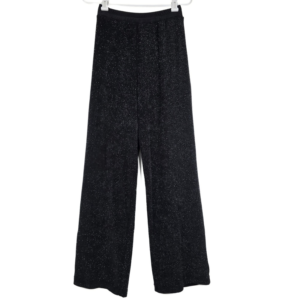 Rabbit Rabbit Rabbit Designs Black Silver Metallic Two Piece Pant Set Size 8&10 - Picture 12 of 16